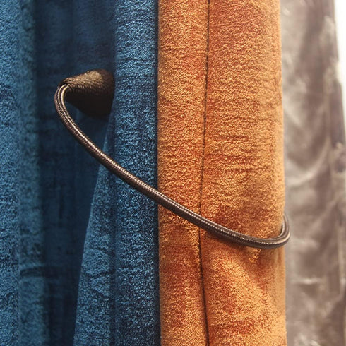 Magnetic Curtain Tiebacks with Upgrade Larger Magnet, 2 Pack 18in European Style Convenient Curtain Holdbacks Decorative Tie Backs for Drapery Hol...