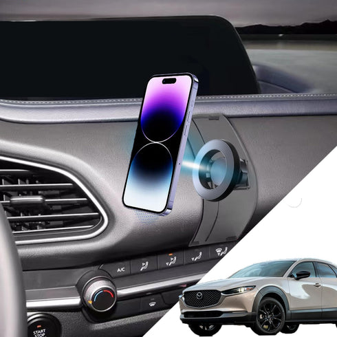 Mazda CX30 Phone Mount cx-30 Mount Magnetic Phone Holder for 2024 Mazda Cx30 Accessories Cx30 Phone Holder 2019-present Compatible for All Cell Ph...