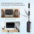 Airplane Bluetooth Adapter - Wireless Bluetooth 5.3 Transmitter Receiver Supports 2 Wireless Devices, 3.5mm AUX Bluetooth Audio Adapter for in-Fli...