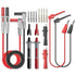Goupchn Multimeter Test Leads Kit with Alligator Clips Banana Plug to Test Hook Clips Wire Replaceable Precision Sharp Probes Set for Multimeter E...