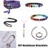 AD Beads 8mm Natural Loose Beads 112 Pieces for Making mala Necklace or Bracelet (7 Chakra Beads)...