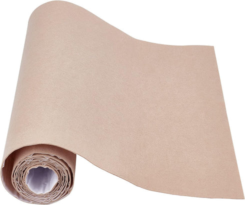 BENECREAT 15.7x78.7(40cmx2m) Khaki Self-Adhesive Felt Fabric Jewelry Box Lining for DIY Costume Making and Furniture Protection, 1mm Thick...