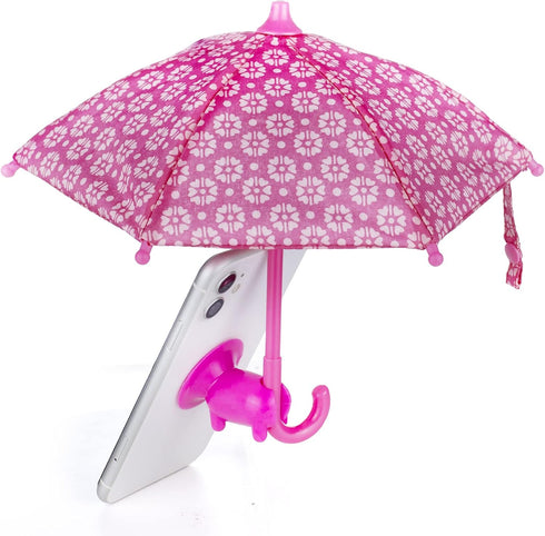 Phone Umbrella for Sun with Suction Cup Stand, Sun Shield with Suction Cup Mount Phone Holder Anti-Refection Block Glare, Creative Outdoor Cell Ph...