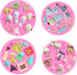 Rainmae 6Pcs Cute Baby Silicone Fondant Cake Mold Baby Birthday Party Kitchen Baking Mold Cake Decorating Moulds Modeling Tools Baby Shower Gender...