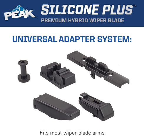 PEAK Silicone Plus Windshield Wiper Blade, 17-Inch (Pack of 1)...