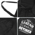 This Legend Has Retired Apron Funny BBQ Apron with 2 Pockets Waterproof Dad Cooking Apron for Cooking Grilling Kitchen, Retirement Gifts for Men W...