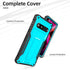 ExoGuard for Google Pixel 7 Case, Rubber Shockproof Full-Body Cover Case Come with a Tempered Glass Screen Protector and Kickstand (Blue)...