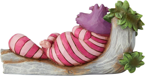 Enesco Disney Traditions by Jim Shore Alice in Wonderland Cheshire Cat on Tree Figurine, 2.72 Inch, Multicolor...