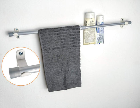 KXLIFE 2 Pack 5/8" Tension Curtain Rod, RV Tension Bars, Cupboard Rods White 10 to 16 Inch...