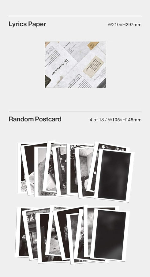 MUSIC&NEW Rose BlackPink - R (1 Single Album) Album+Folded Poer+Extra Photocards Set,KTMCD0882...