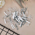 20 Pack 3-4mm Frameless Mirror Holder Clips Clear Mirror Mounting Clip Plastic Glass Retainer Clips Mirror Mounting Hardware with Screw and Anchor...