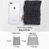 Universal Baby Stroller Organizer Polyester Net Mesh Storage Bag with Extra Large Storage Space, Non-Slip and Adjustable Stroller Accessories for ...