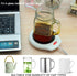 Home&Office Desktop Electric Mug Warmer-Coffee/Tea/Cocoa/Soup-Scented Candles Gift for Winter 2pcs(White and Black (CFW002-White Black)...