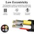 14 Gauge 4 Conductor Wire, 10FT 14/4 Tinned Copper 4 Wire Cable, Stranded Electrical Wires for Speaker,Automotive,Thermostat,Trailer,Irrigation,Sp...