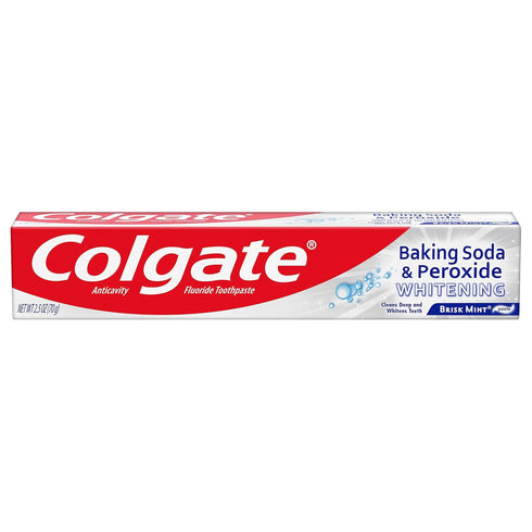 Colgate Baking Soda and Peroxide Whitening Toothpaste,2.5 Ounce(Pack of 6)...