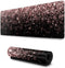Rose Gold Glitter Black Gaming Mouse Pad Large XL Long Extended Pads Big Mousepad Keyboard Mouse Mat Desk Pad Home Office Decor Accessories for Co...