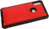 for Alcatel 3V (2019) 5032W - Denim Hybrid Credit Card Pocket Slot/Stand Phone Case - EC5 Red...