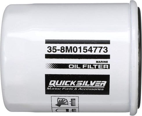 Quicksilver 8M0154773 Oil Filter for Various Marine Engines...