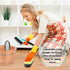 4PCS Bathroom Stiff Scrubber Brush,Long Handle Sink Brush,Edge Corner Cleaning Brush,Durable Stiff Bristles Heavy Duty Brush for Bathroom,Shower,S...