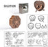 Brain Teaser Puzzles,3 Pieces Metal Cast Puzzle Games Toys,3D Highly Difficult Adult Puzzles, IQ Educational Box for Teens…...