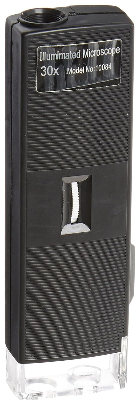 United Scientific MCR30X Pocket Illuminated Microscope, 30x Magnification...