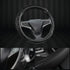 GIANT PANDA Steering Wheel Cover for Chevy Silverado - Car Steering Wheel Cover for Chevrolet Colorado Tahoe - Black...