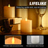 GINROGD Flameless Candles with Remote Timer Battery Operated Candles Flickering Led Pillar Fake Candles 3-inch Real Wax for Home Decor Ivory Holid...