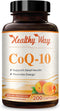 Coenzyme Q10 200mg CoQ10 Supplement - Once Daily CoQ 10 200mg Powder Capsules for Healthy Heart Antioxidant and Energy Support - Non-GMO Quick Abs...