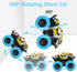M SANMERSEN 2 Pack 360° Rotating Monster Truck Toys for 3-5 Year Old Boys and Girls - Toddler Car Toys Gifts...