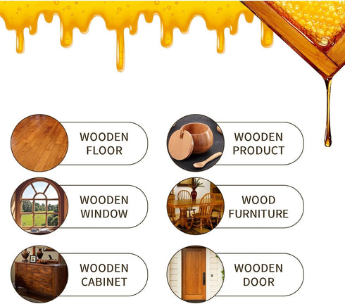 3Pcs Natural Beeswax Spray, Micro Molecularized Beeswax Spray,Beeswax Spray Furniture Polish And Cleaner, Furniture Polish Spray, Beeswax Wood Cle...