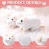 4 Pcs Stuffed Rat Animal Plush Rat Realistic Mouse Plush Fake Rat Toys 7 Inch Soft Cuddly Mouse Plushies for Birthday Party Favor Animal Scary Par...