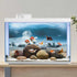 AWERT 48x20 inches Egyptian Pyramid Aquarium Background Egypt and Sphinx Underwater World Antique Architecture Fish Tank Background Vinyl Backgrou...