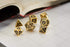 Metal DND Dice Set Black/Gold Polyhedral Dice with Polished Tin Carrying Case for Table Top Games D&D Dungeons and Dragons Role Playing Games...