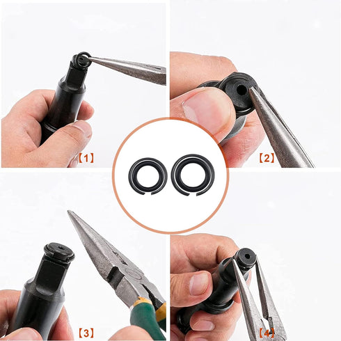 1/2" 3/8" Impact Wrench Retaining Socket Rings & with Ring Wrench o ring for Electric Wrench Air Wrench, Impact friction ring, pull ring?10 sets?...