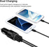 USB Car Charger, 2Pack 3.4A/18W Fast Charge Phone Car Charger Adapter Plug 2 Port Lighter Charger Flush for iPhone 15 14 13 12 11 Pro Max Mini SE ...