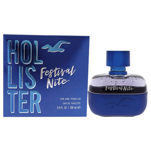 Hollister Festival Nite Men EDT Spray 3.4 oz...