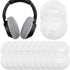 200 Pieces Sanitary Headphone Ear Cover Disposable Non-Woven Earpad Covers Headphone Covers for Most On Ear Headphones (White, M, 8 cm/ 3.1 Inch)...
