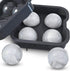 Housewares Solutions Froz Ice Ball Maker – Novelty Food-Grade Silicone Ice Mold Tray With 4 X 4.5cm Ball Capacity...