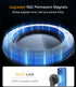 Magnetic Tripod Mount with Cold Shoe, Adjustable Phone Camera Holder, Cell Phone Tripod Holder Adapter for/Ring Light/Selfie Stick, Tripod Attachm...