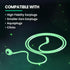 Eargasm Afterglow Earplug Connector Cord: Safeguard Your Earplugs with a Flexible Silicone Lanyard for Secure Accessibility Compatible with High F...