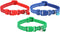 3 Pack Christmas Pet Collar, Adjustable Xmas Dog Collar with Jingle Bell, Wave Point Pattern Neck Ring | Cute Fashion Nylon Collar for Small Pet D...