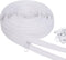 MiniRed 10Yards White Nylon Coil Zipper by The Yards, #3 Bulk Zippers for DIY Sewing Craft Bags with Replacement 20PCS Sliders (#3 White)...