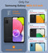BNIUT for Samsung Galaxy A03s Case: Dual Layer Shockproof Protective Heavy Duty Cell Phone Cover Rugged with Non Slip Textured Back - Military Pro...