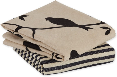 DII Decorative Oversized Festive Dishtowels, 18x28, Bushel & Peck, 2 Piece...