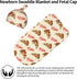 Pizza Food Baby Stuff Newborn Swaddle and Hat Set Stretchy Soft Funny Baby Receiving Blanket Gifts for Infant Baby Boy Girl...