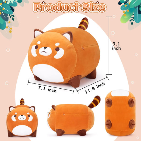 Red Panda Plush Stuffed Animal, 11.8"Red Panda Plush Toys, Cute Bear Plushie Toy Stuffed, Red Panda Plush Pillow Plushies Gifts, Hugging Pillow Ro...