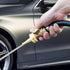 Hourleey 4" Adjustable Twist Hose Nozzle, 2" Heavy-Duty Brass 3/4" GHT Hose Nozzle Jet with 2 Garden Hose Rubber Washers (Nozzle Twist and Nozzle ...