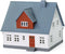 One Set N Scale 1:160 Model Village House Assembled Model Architectural Building Layout JZN02B...