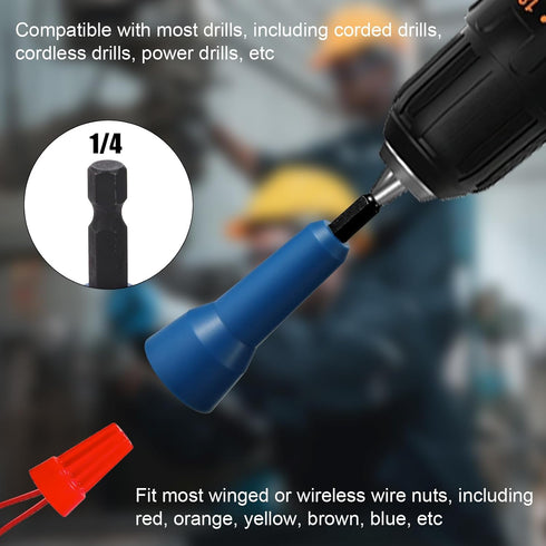 2pcs Wire Twisters Tool for Drill, Twisters for Wire Nut with 1/4" Chuck Wire Twisting Tool Electrical Wire Twister Wire Spinner Wire Driver Tools...