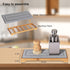 Sponge Holder Quick Dry Kitchen Sink Caddy Diatomaceous Earth Stone Drying Mat Bathroom Countertop Organizer Soap Dish Tray for Counter, Vanity, B...